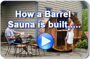 Barrel Sauna how it is built