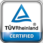 TUV Rheinland Certified